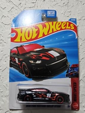 Hot Wheels 2020 Ford Mustang Shelby GT500 Toy Car - Black & Red